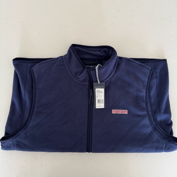 Vineyard Vines Harbor Fleece Vest XL NWT - Picture 2 of 5